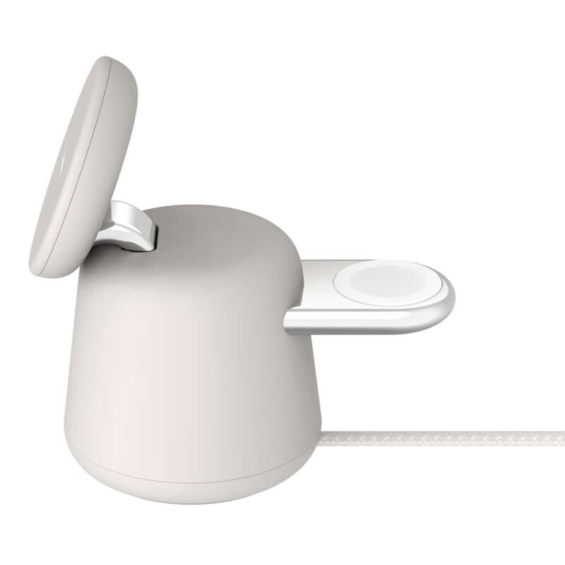 Belkin WIZ020 BoostCharge Pro 2-in-1 Wireless Charging Dock with MagSafe 15W by Corporate Gift Store Singapore