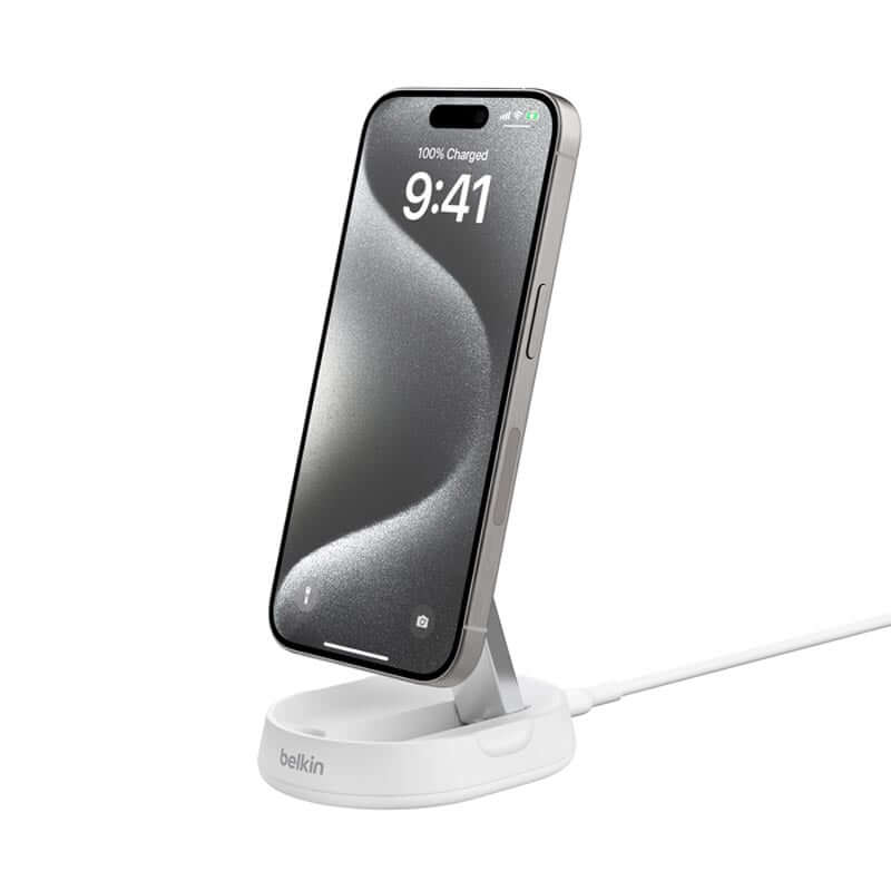 Belkin WIA008 Qi2 15W Wireless Charging Travel Stand by Corporate Gift Store Singapore