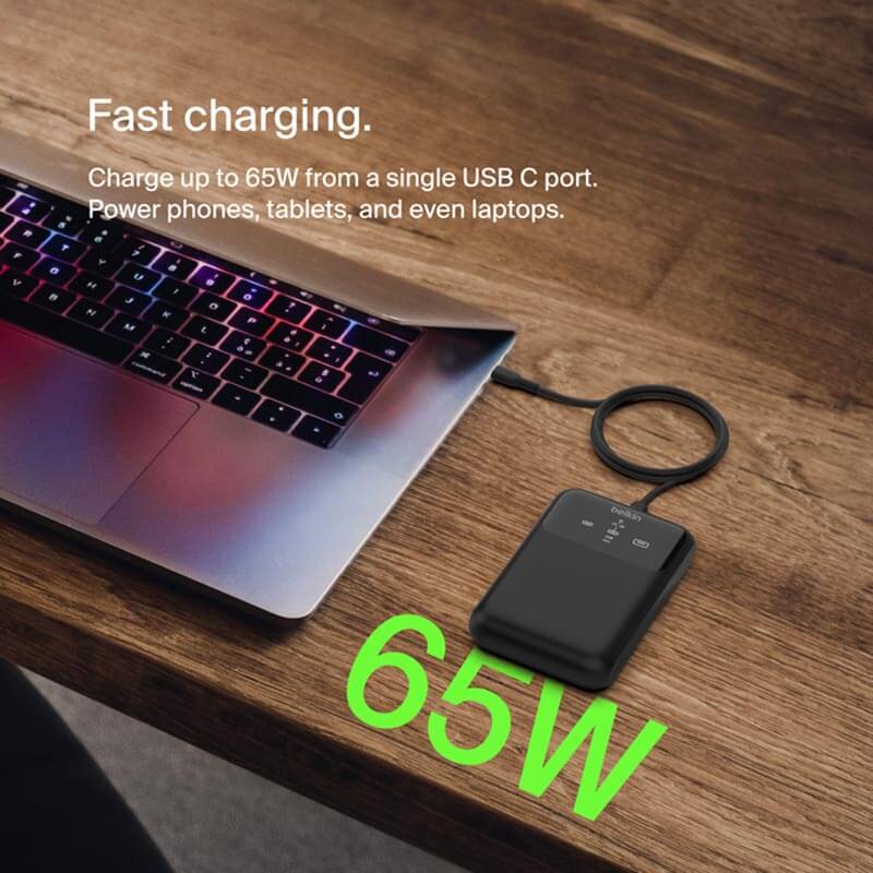 Belkin Boostcharge Pro 20000mAh 65W 3 Port Laptop PowerBank by Corporate Gift Store Singapore