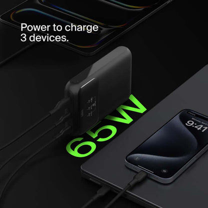 Belkin Boostcharge Pro 20000mAh 65W 3 Port Laptop PowerBank by Corporate Gift Store Singapore