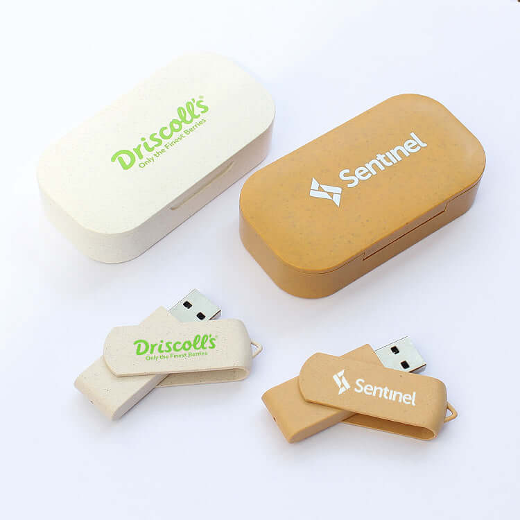 Wheatstraw USB Flash Drive U810 by Corporate Gift Store Singapore