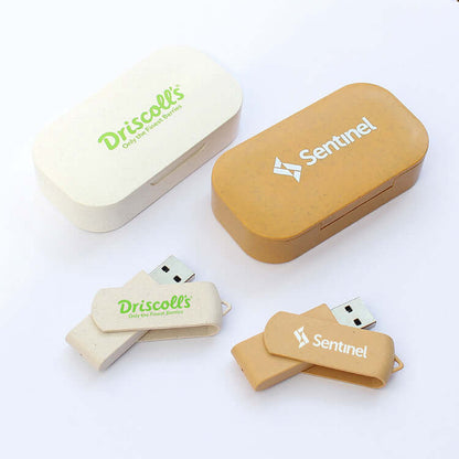 Wheatstraw USB Flash Drive U810 by Corporate Gift Store Singapore