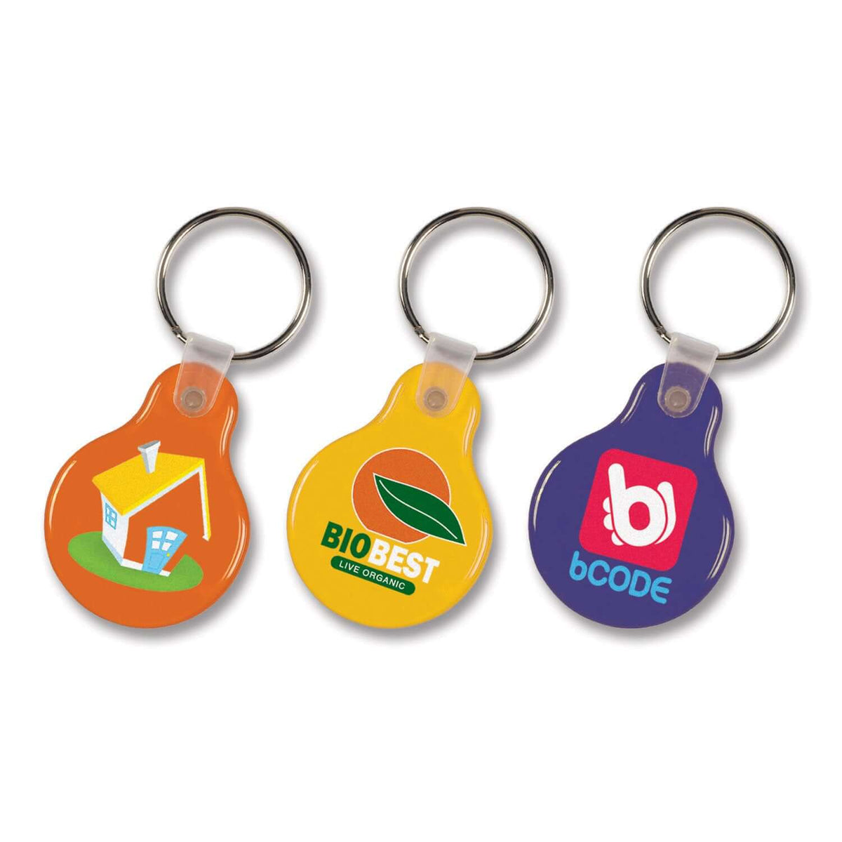 Flexi Resin Key Ring - Round Corporate Gift Singapore
