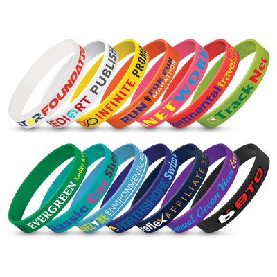 Silicone Wrist Band - Screen Printing Corporate Gift Singapore