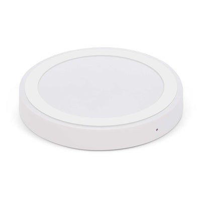 Orbit Wireless Charger, efficient 5W wireless phone charging pad, ideal corporate gift.