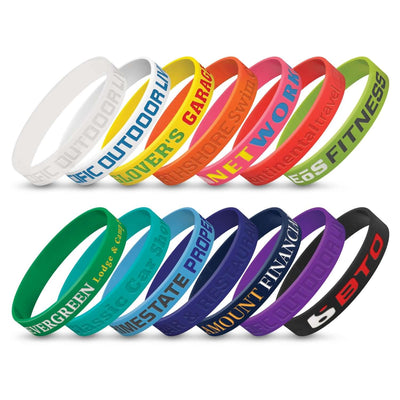 Silicone Wrist Band - Debossed Corporate Gift Singapore