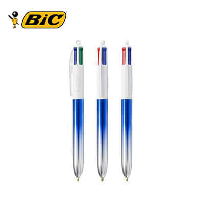 BIC 4 Colours Bicolor Ballpoint Pen Corporate Gift Singapore