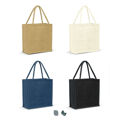 Monza Jute Tote Bag - Colour Match Corporate Gift Singapore