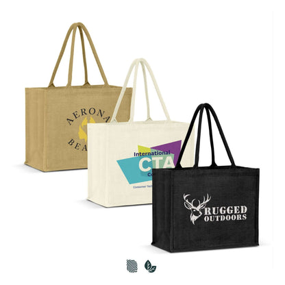 Torino Jute Tote Bag - Colour Match Corporate Gift Singapore