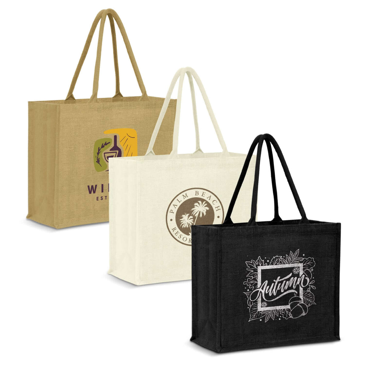 Modena Jute Tote Bag - Colour Match Corporate Gift Singapore