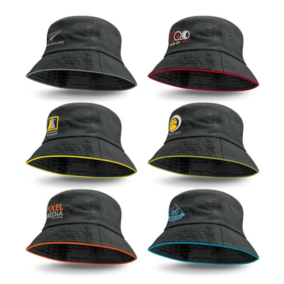 Bondi Bucket Hat Coloured Sandwich Trim Corporate Gift Singapore