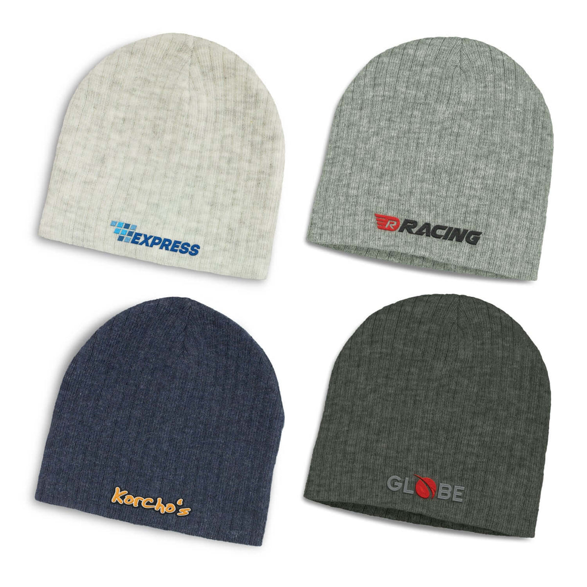 Nebraska Heather Cable Knit Beanie Corporate Gift Singapore