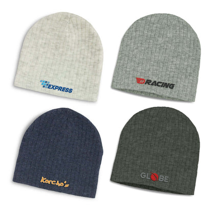 Nebraska Heather Cable Knit Beanie Corporate Gift Singapore