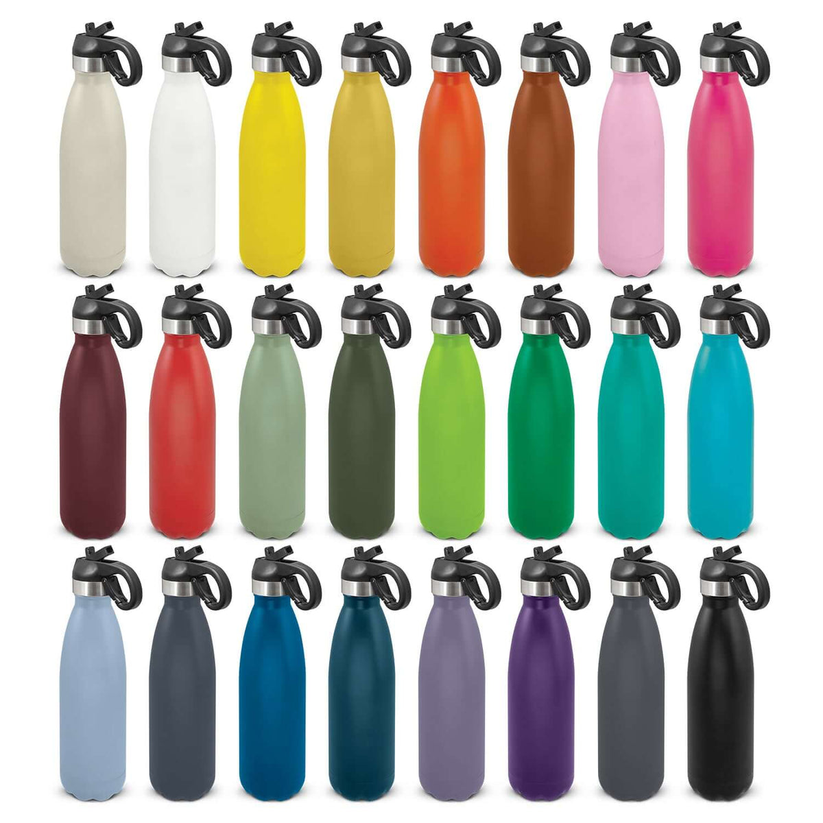 Mirage Powder Coated Vacuum Bottle - Flip Lid Corporate Gift Singapore