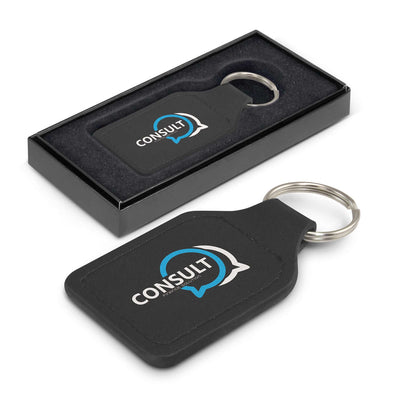 Prince Leather Key Ring - Square Corporate Gift Singapore