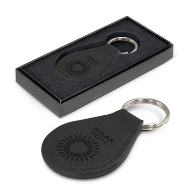 Prince Leather Key Ring - Round Corporate Gift Singapore