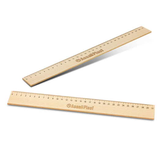 Wooden 30cm Ruler Corporate Gift Singapore