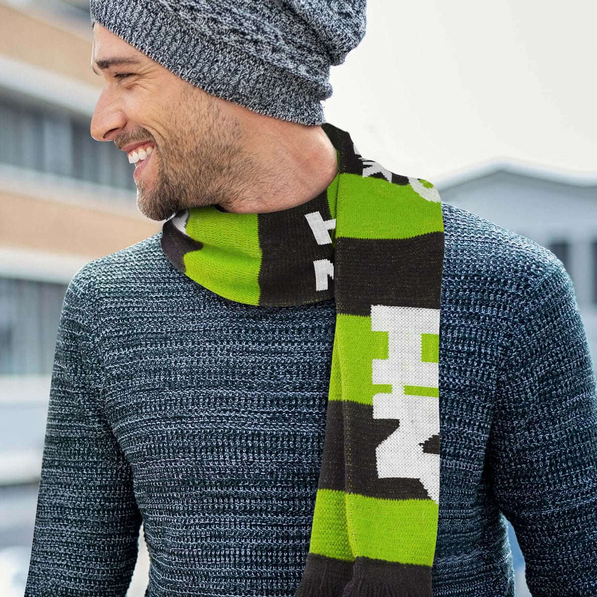 Fairbanks Custom Knitted Scarf Corporate Gift Singapore