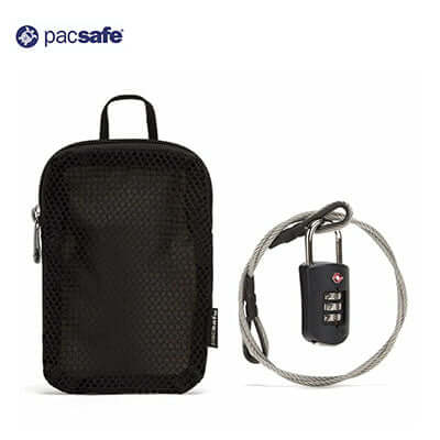 Pacsafe Prosafe 1000 Combination Lock With Steel Cable by Corporate Gift Store Singapore