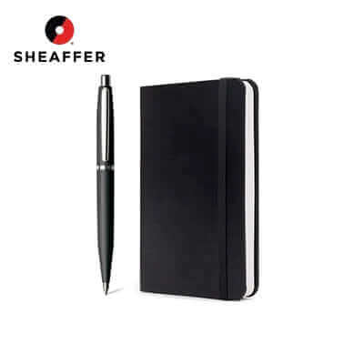 Sheaffer® Ballpoint Pen and Medium Notebook Black Hangsell Giftset by Corporate Gift Store Singapore