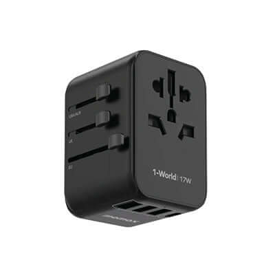 Momax 1-World 4-Port Travel Charger 17W by Corporate Gift Store Singapore