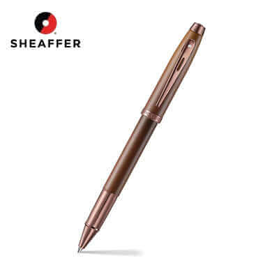 Sheaffer® 100 Coffee Edition Matt Brown Rollerball Pen by Corporate Gift Store Singapore