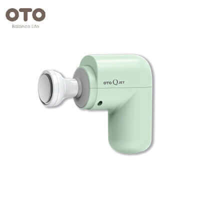 OTO Q-Jet Handheld Massager designed for muscle recovery and relaxation, ideal for athletes and fitness enthusiasts.