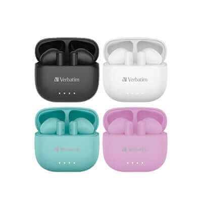 Verbatim Bluetooth 5.3 ENC Flat TWS Earbuds by Corporate Gift Store Singapore