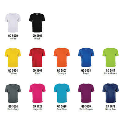 Polyester Interlock Short Sleeve T-Shirt by Corporate Gift Store Singapore