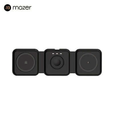 Mazer Mag Trifold 3-in-1 Foldable Wireless Charger (UK Edition) by Corporate Gift Store Singapore