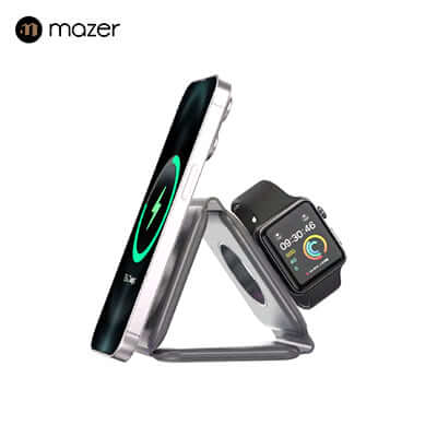Mazer Mag Trifold 3-in-1 Foldable Wireless Charger by Corporate Gift Store Singapore