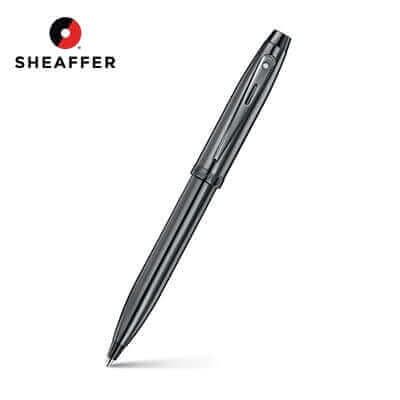 Sheaffer Ionic Gunmetal Grey Ballpoint Pen with Shiny PVD Trims by Corporate Gift Store Singapore