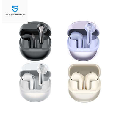 SOUNDPEATS Air5 Semi-In-Ear aptX Adaptive Lossless Wireless Earbuds by Corporate Gift Store Singapore