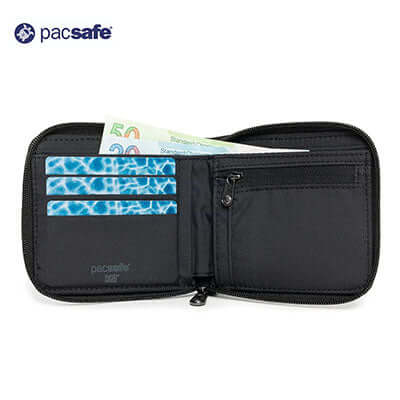 Pacsafe RFIDsafe RFID Blocking Zip Around Wallet