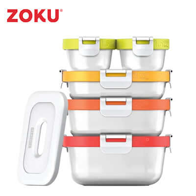 Zoku 11 Piece Neat Stack Food Container by Corporate Gift Store Singapore