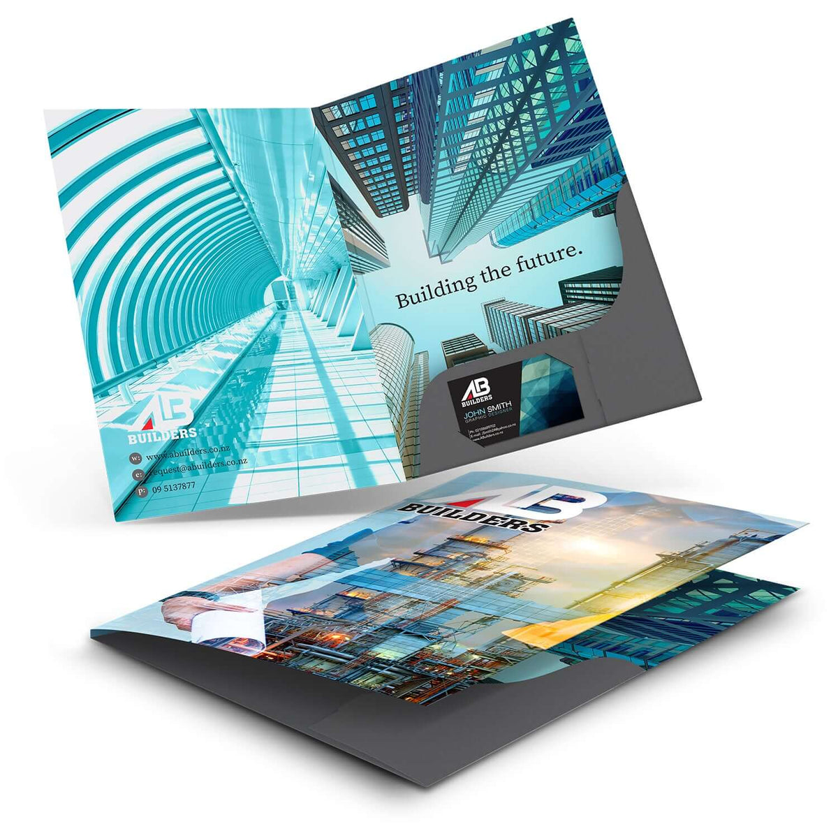 A4 Presentation Folder with Spine Corporate Gift Singapore