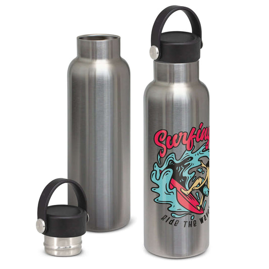 Nomad Vacuum Bottle Stainless - Carry Lid Corporate Gift Singapore