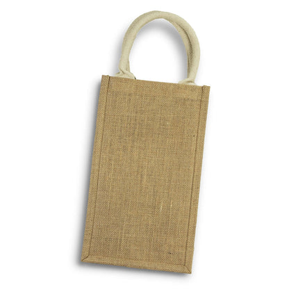 Serena Jute Double Wine Carrier Corporate Gift Singapore