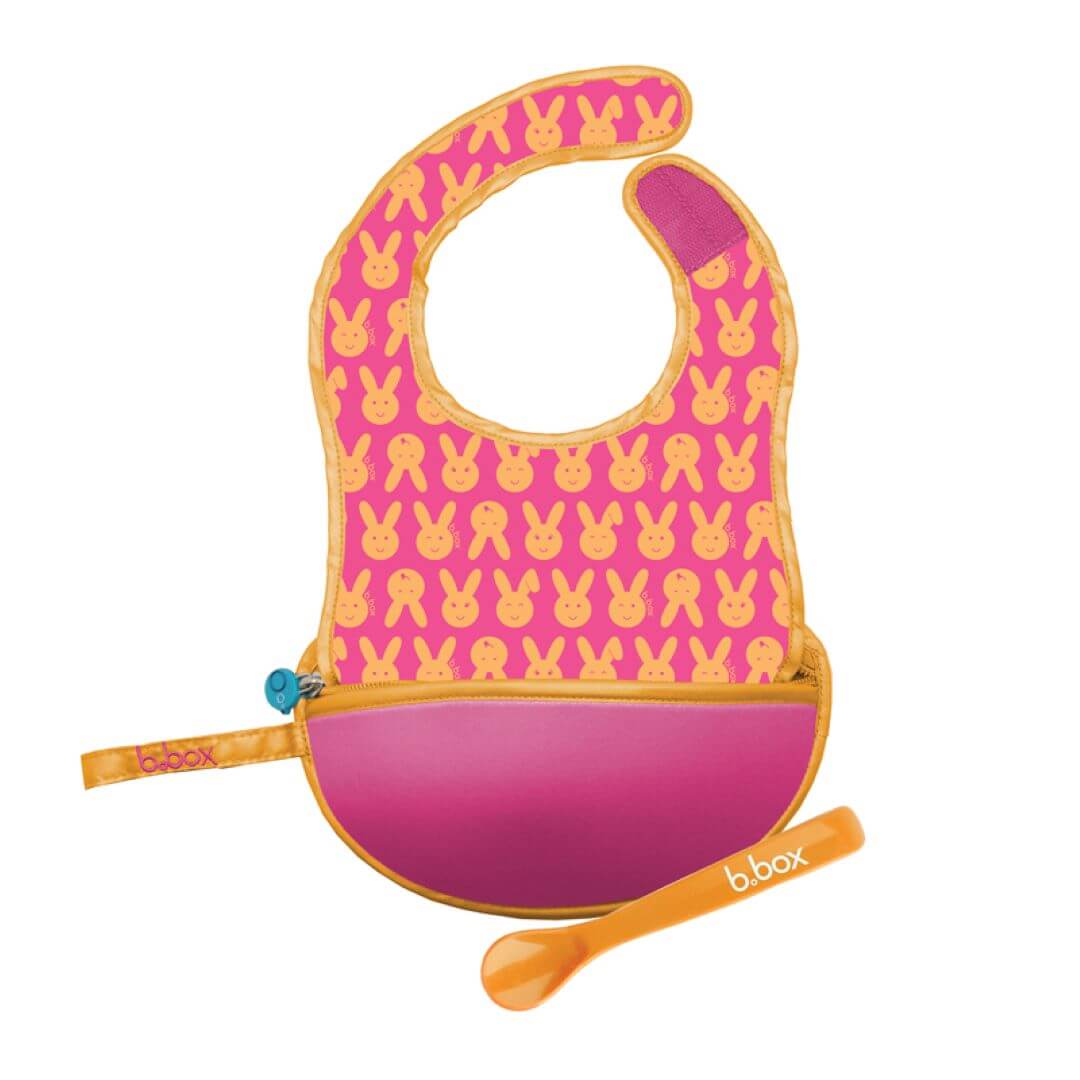 B BOX Travel Bib + Silicone Spoon by Corporate Gift Store Singapore