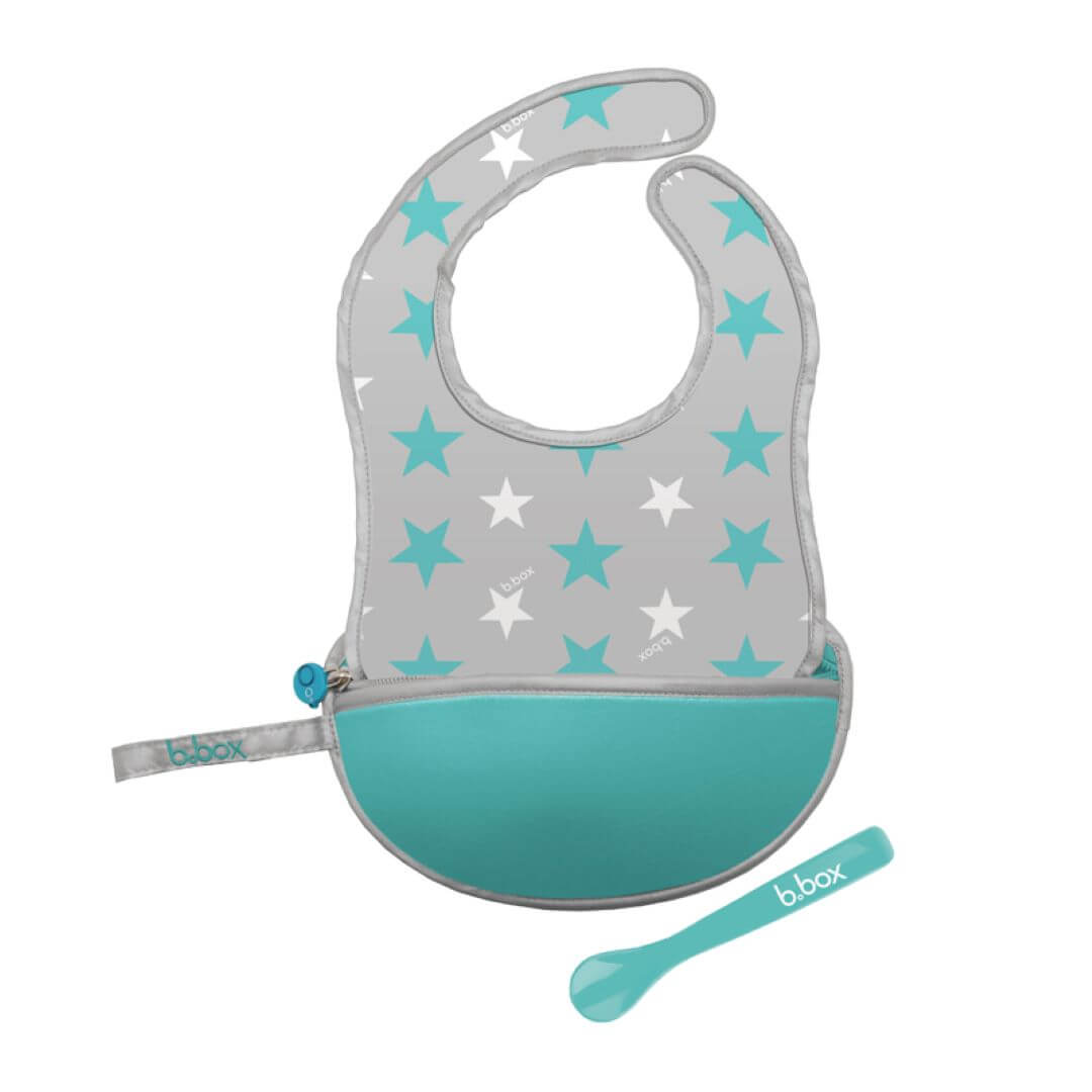 B BOX Travel Bib + Silicone Spoon by Corporate Gift Store Singapore