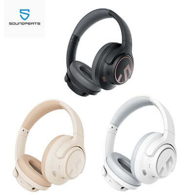 SOUNDPEATS Space Over-Ear ANC Headphones with Long Battery Life by Corporate Gift Store Singapore