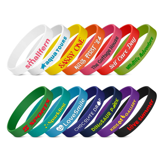 Kids Silicone Wrist Band - Embossed Corporate Gift Singapore