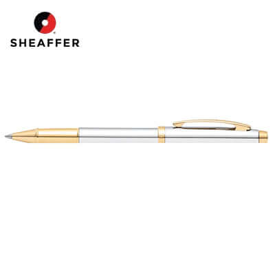 Sheaffer® 100 Chrome with Gold Trims Rollerball Pen by Corporate Gift Store Singapore