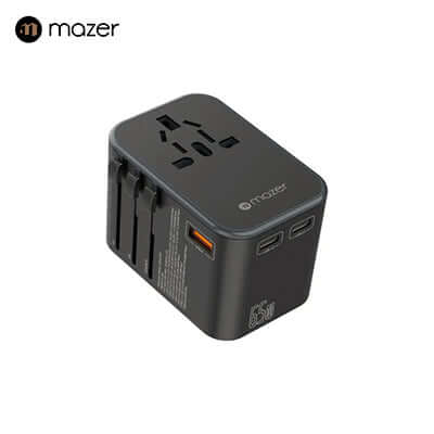 Mazer Infinite Travel 65W Gan Universal Travel Charger by Corporate Gift Store Singapore