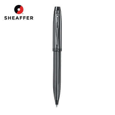 Sheaffer Ionic Gunmetal Grey Ballpoint Pen with Shiny PVD Trims by Corporate Gift Store Singapore