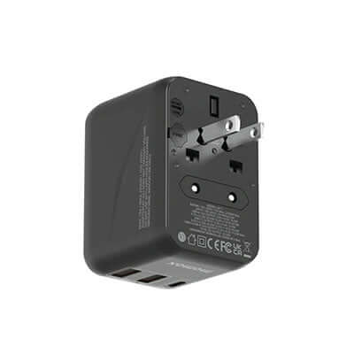 Momax 1-World 3-Port Travel Charger 20W