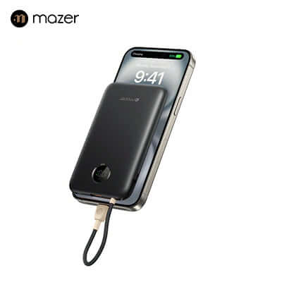 Mazer PowerCharge Link 10V2 10,000mAh PD20W Power Bank by Corporate Gift Store Singapore