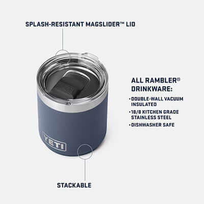 Yeti Rambler® 10 oz Stackable Lowball Cup by Corporate Gift Store Singapore