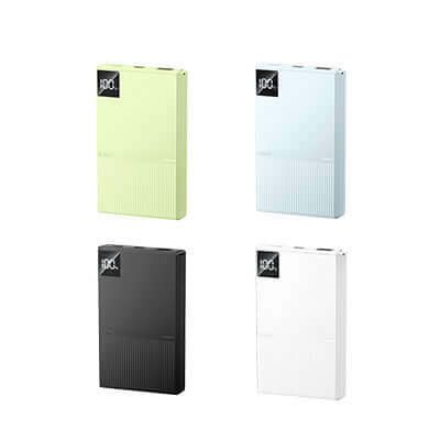 Remax FP-8 Ultra Slim Fast Charge Powerbank 10000mAh in four colors for corporate gifts