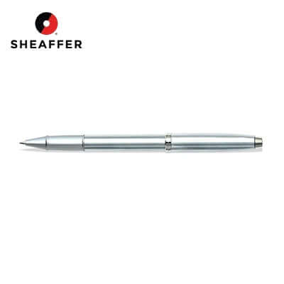 Sheaffer® 100 Brushed Chrome With Shiny Chrome Trim Rollerball Pen Corporate Gifts Singapore